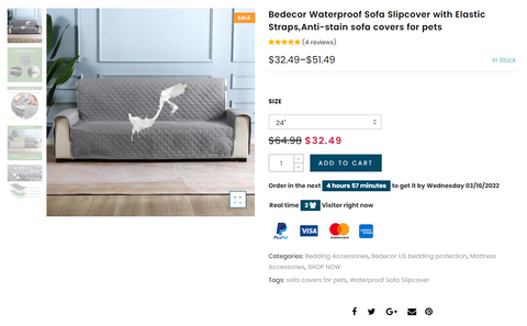 Waterproof Sofa Slipcover