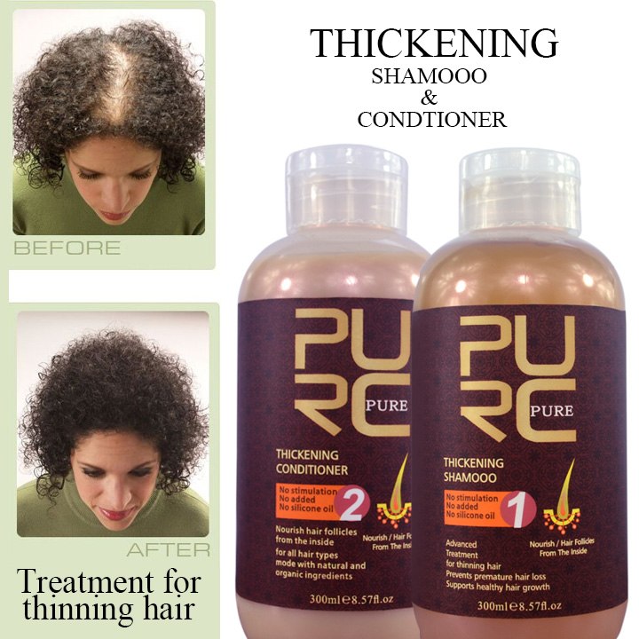 Thickening Hair shampoo and conditioner