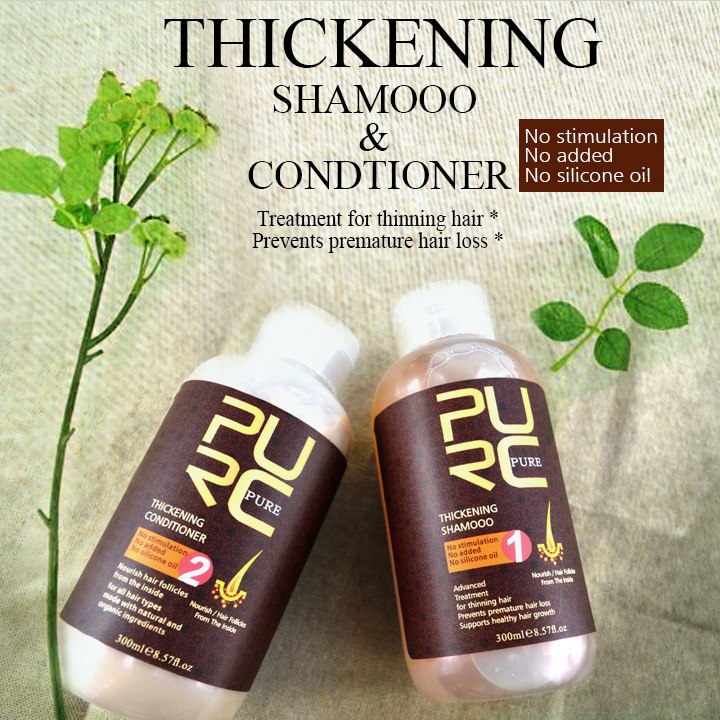 Thickening Hair shampoo and conditioner