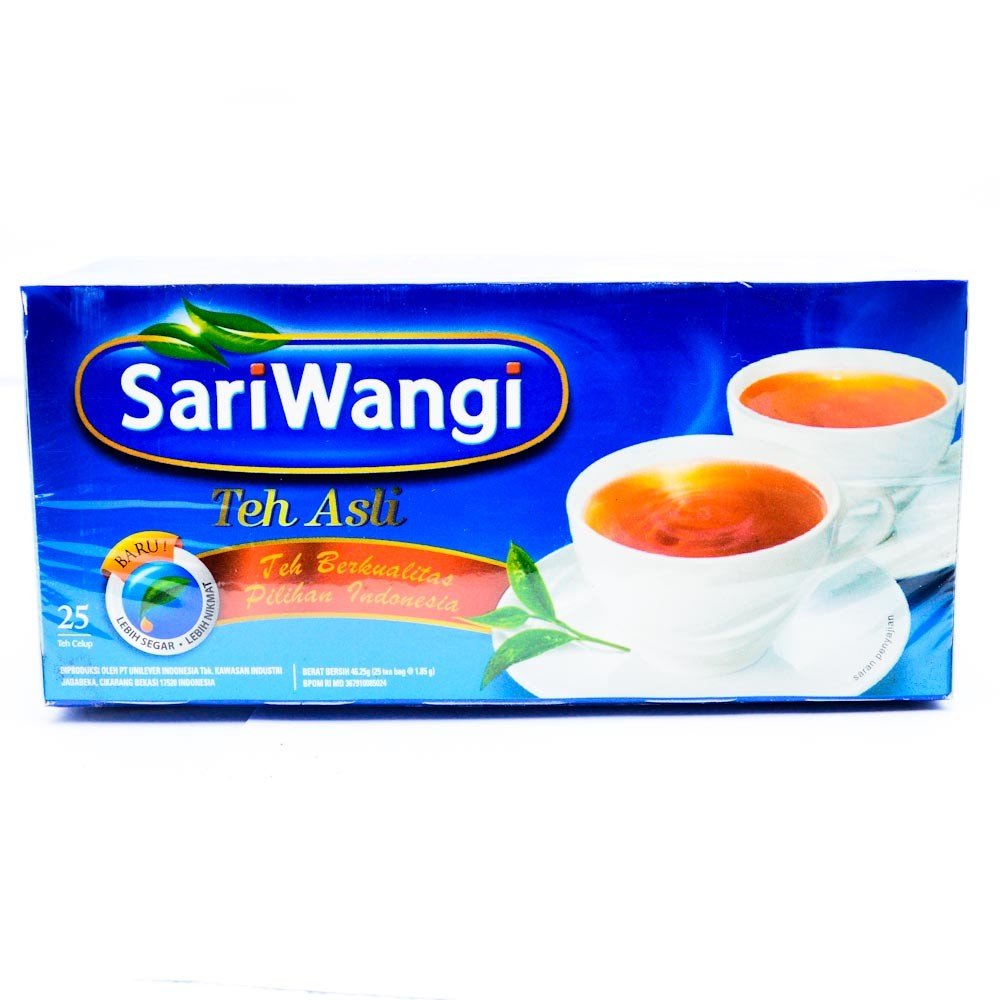 Sariwangi Teh Asli - Indonesia Black Tea 25-ct, 1.6Oz (Pack of 3)