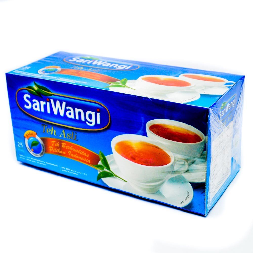 Sariwangi Teh Asli - Indonesia Black Tea 25-ct, 1.6Oz (Pack of 3)