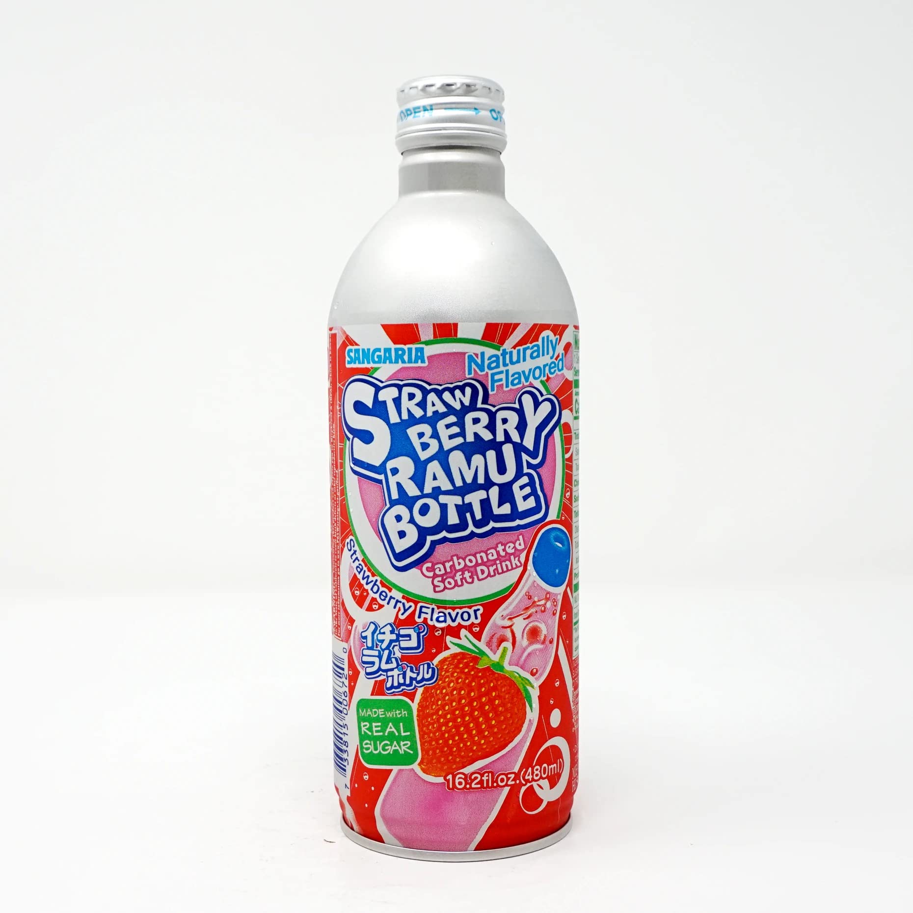 Sangaria Strawberry Ramu Bottle 480ML (6 pack)