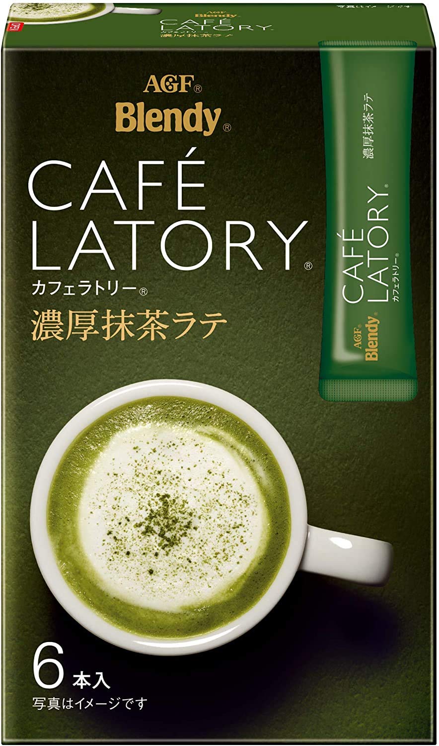 AGF Blendy Cafelatory Matcha Latte Net Wt.2.53oz (5 pack)
