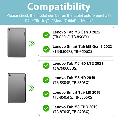Lenovo Tab M8 FHD 2019/ Smart Tab M8/ Tab M8 HD/ HD LTE 2021/ Smart Tab M8 3rd Gen 2022/ Tab M8 3rd Gen 2022 Kids Case | ProCase