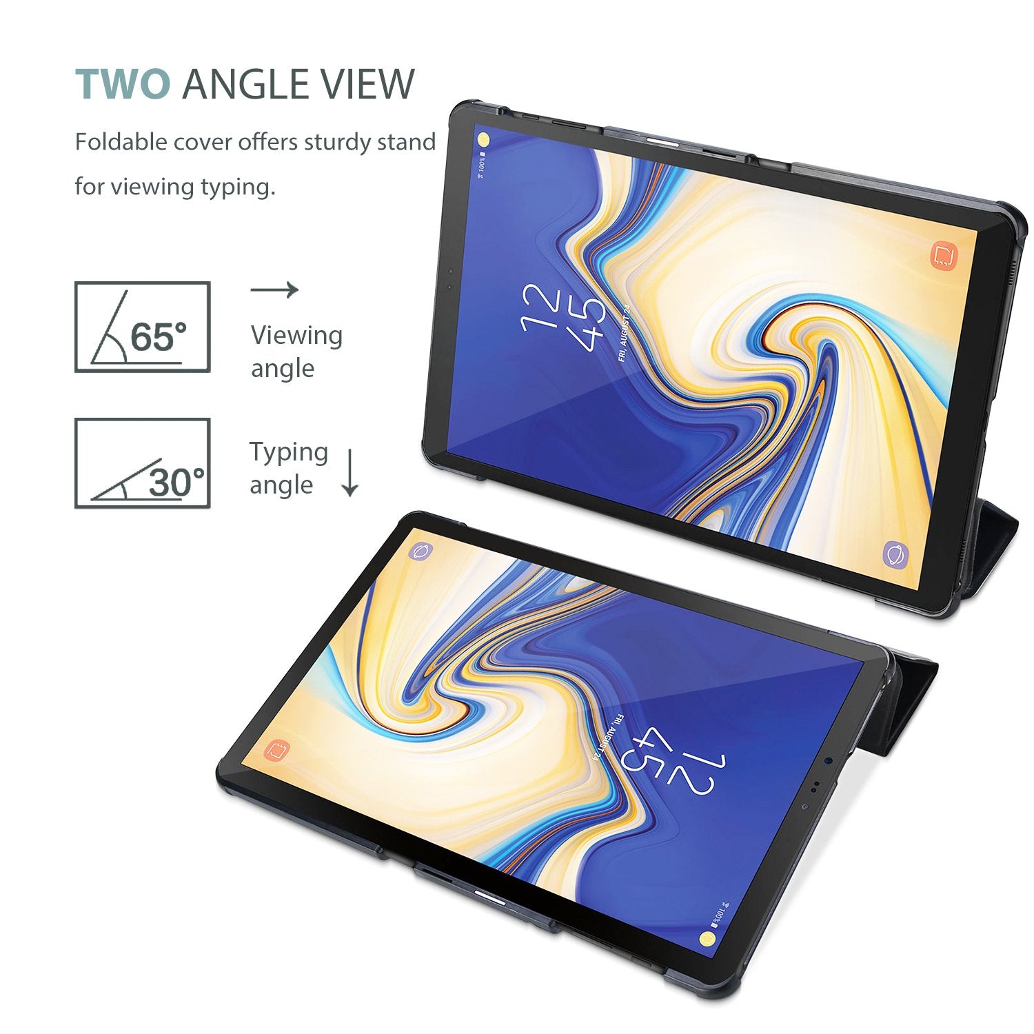 Galaxy Tab A 10.5 2018 T590/ T595/ T597 Slim Light Stand Case | ProCase
