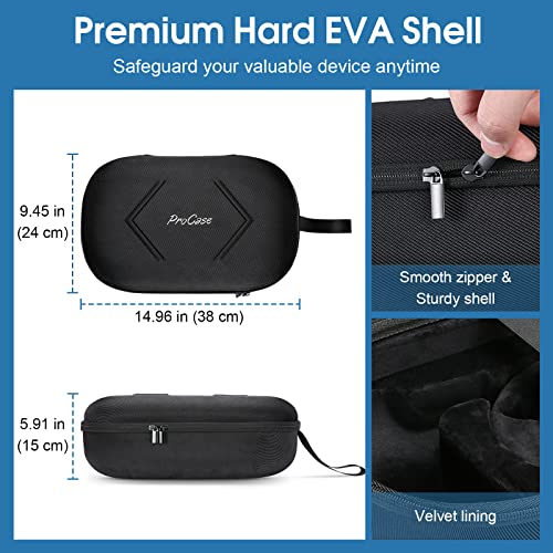 (CASE ONLY) Hard Carrying Case for Meta / Oculus Quest Pro | ProCase