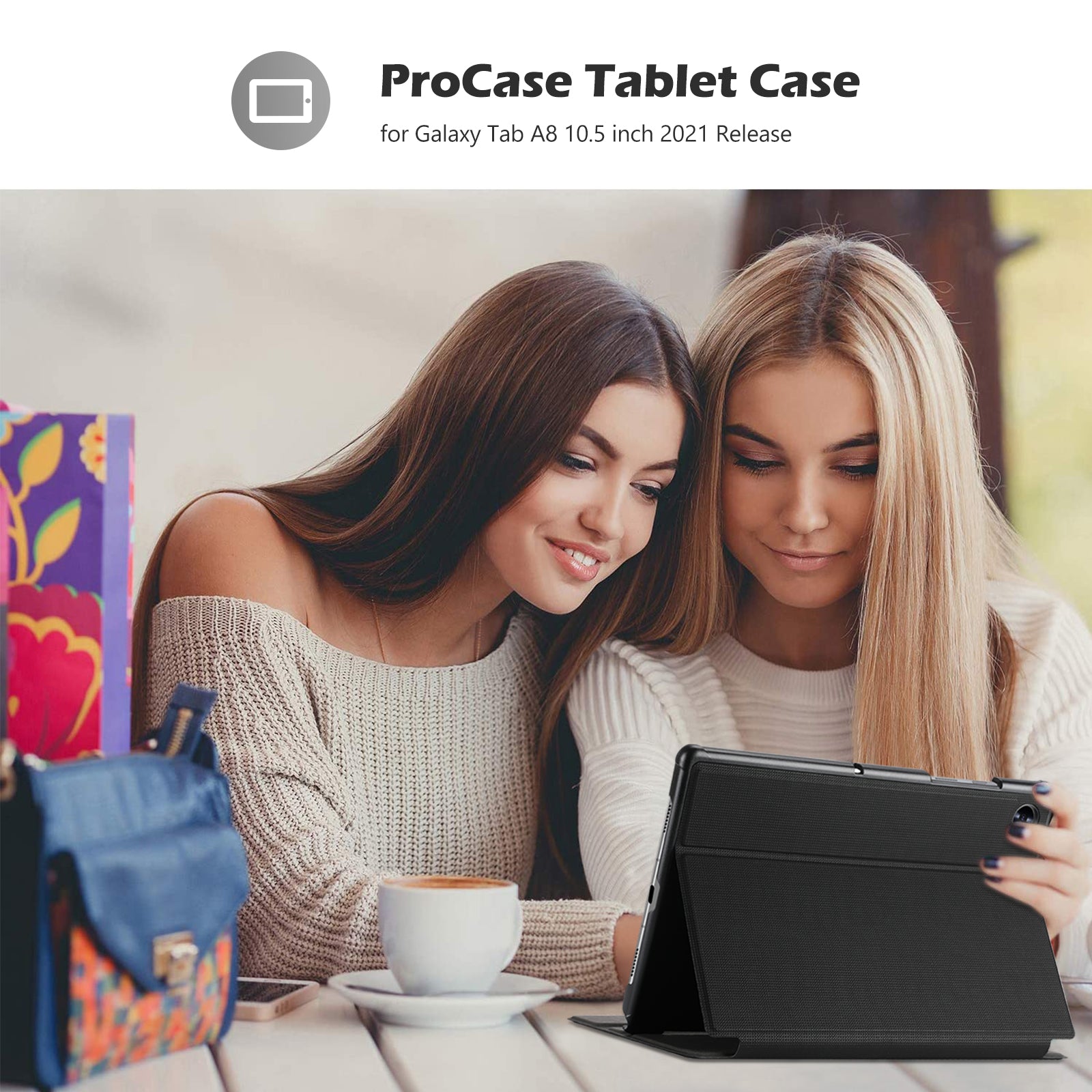 Galaxy Tab A8 10.5 2022 X200/ X205/ X207 Slim Folio Case | ProCase