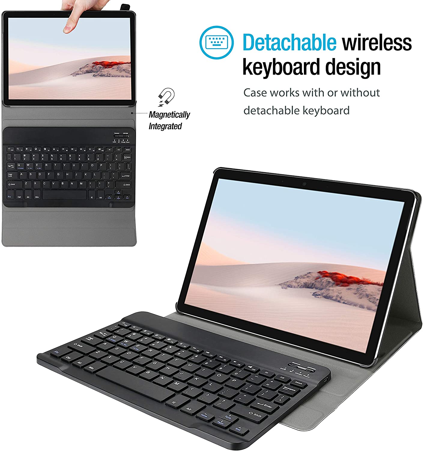 Microsoft Surface Go/ Go 2/ Go 3 Case with Detachable Keyboard | ProCase