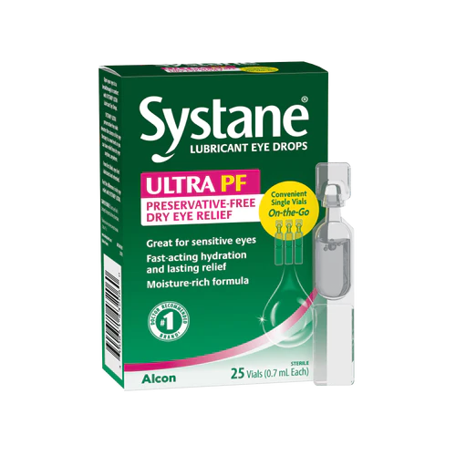 Systane Ultra Lubricant Eye Drops Vials, 25 ct