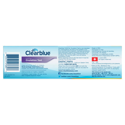 Clearblue Digital Ovulation Predictor Kit, 20 Digital Ovulation Tests
