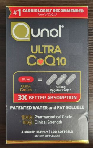 Qunol Ultra CoQ10 Better Absorption Supplement Tablet - 120 Count