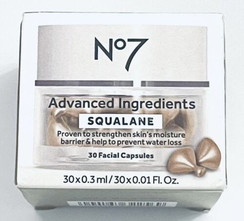 No7 Advanced Ingredients Squalance 30 Facial Capsules