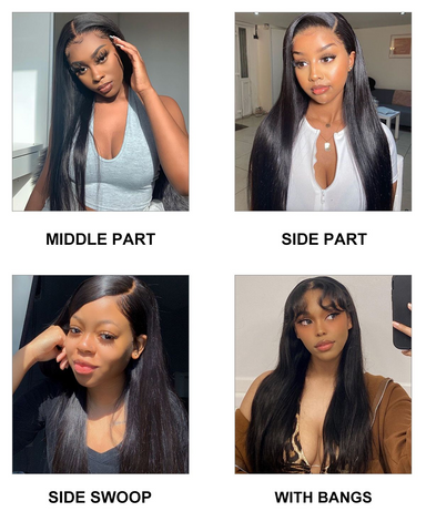 Ful lace wigs lace front wigs straight virgin human hair wigs