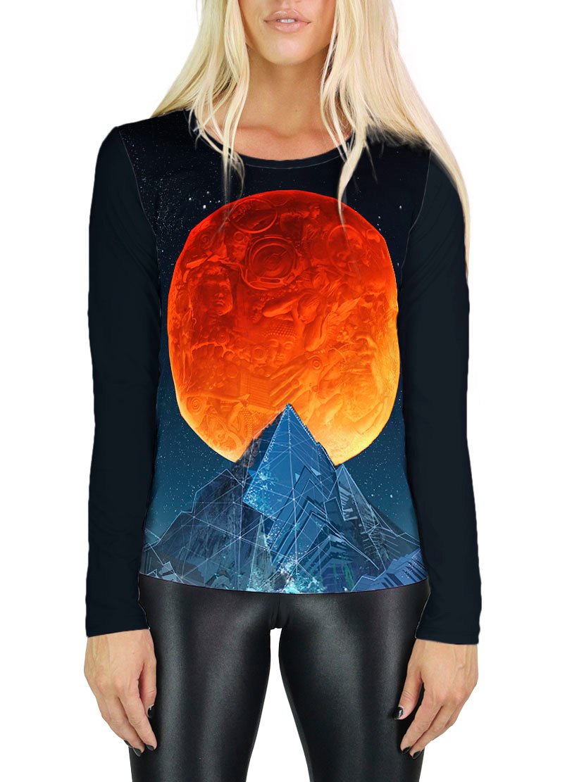  Blood Moon Womens Long Sleeve 