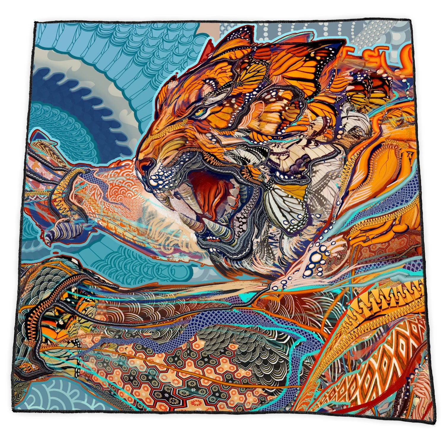  TIGER SWALLOW TAIL BANDANA 