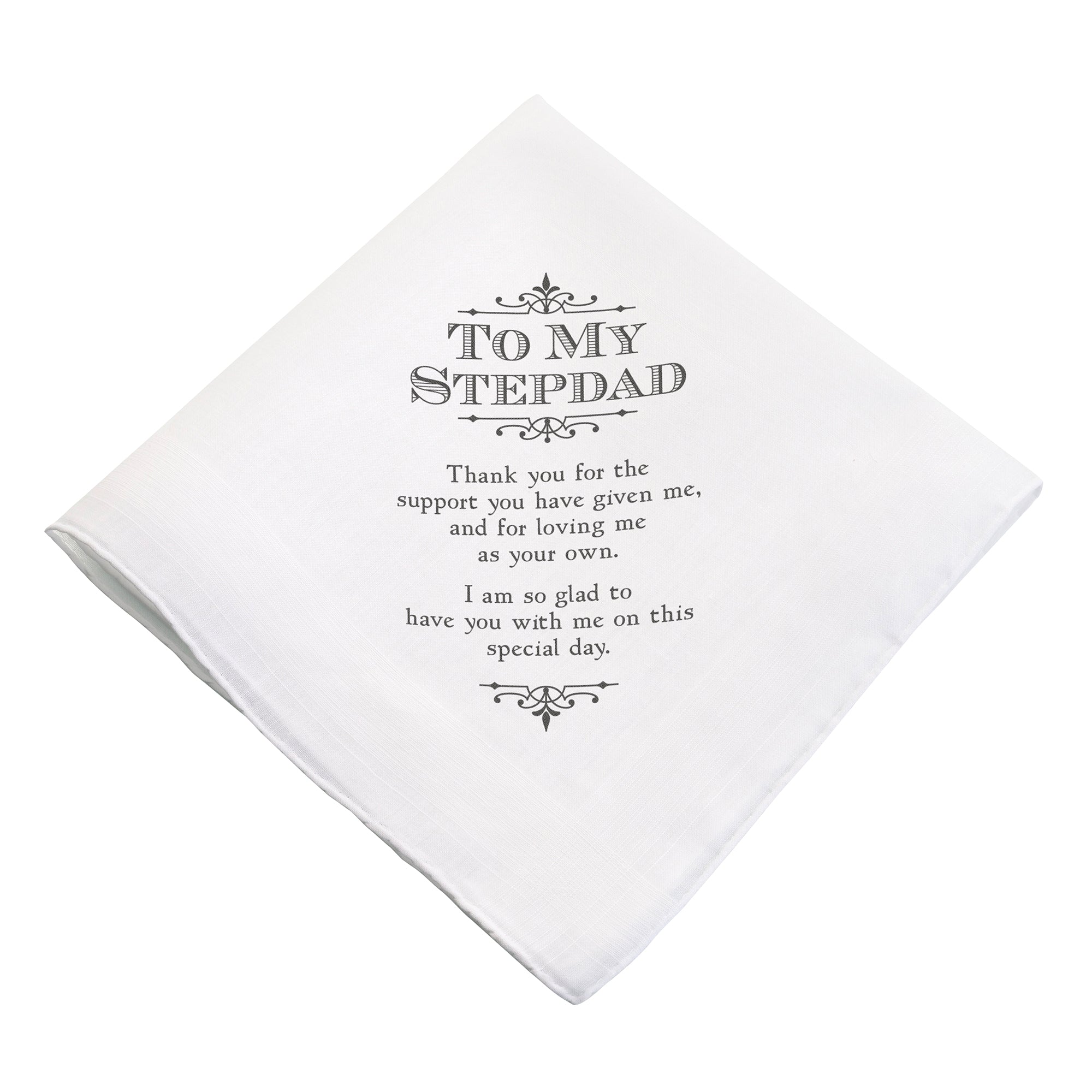 Stepdad Keepsake Hankie Gift Handkerchief