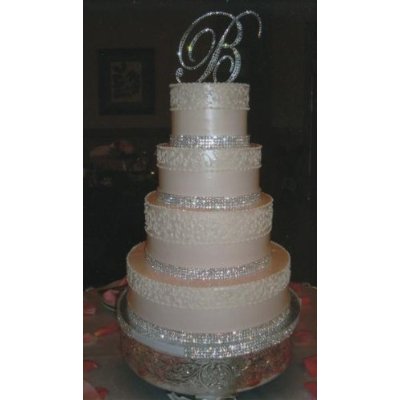 Sparkling 2 Row Cake Ribbons REAL rhinestone Chain Trims Diamond Cake Banding 1 Yard
