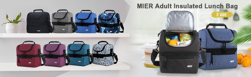 MIER Adult Insulated Lunch Bag