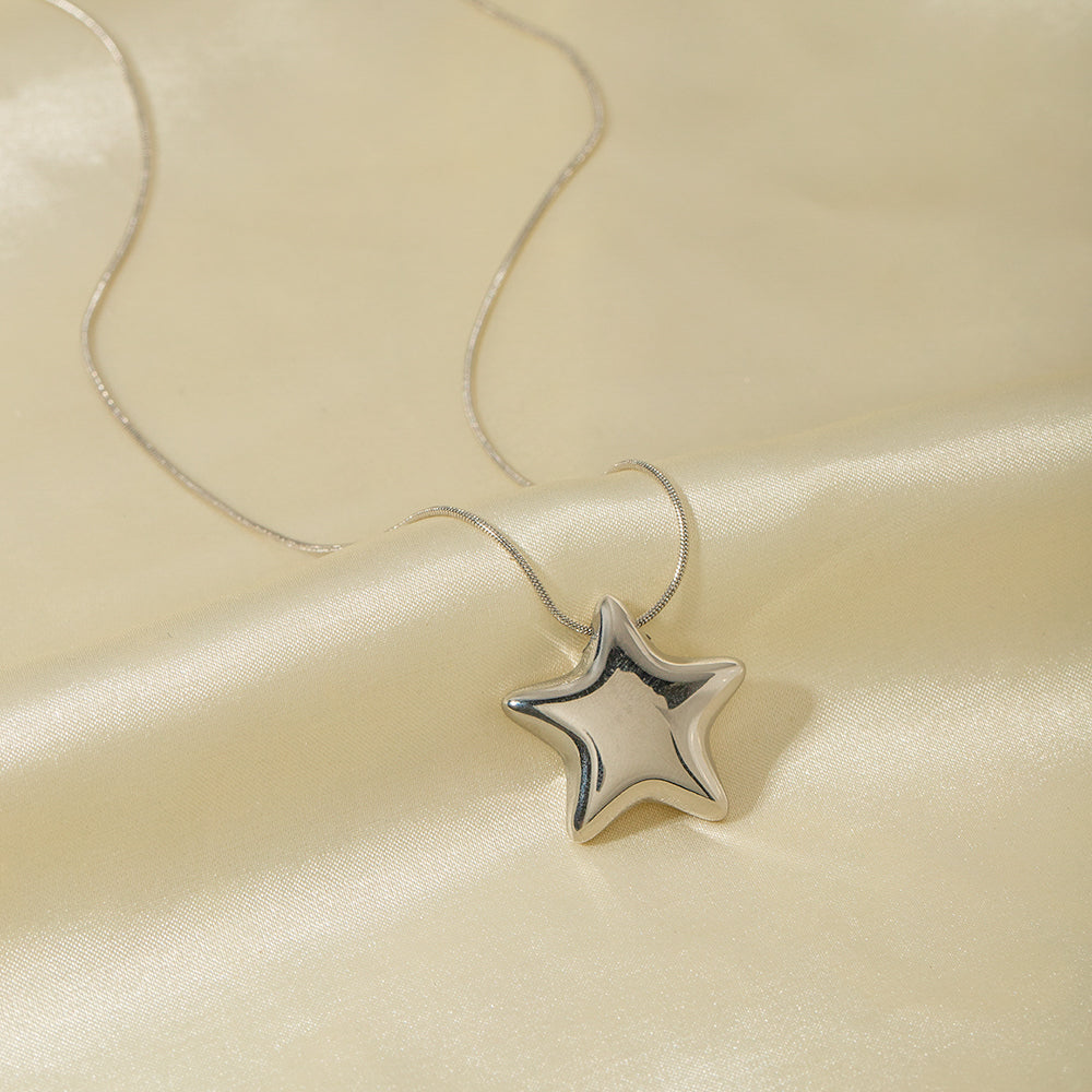 Silver Star Necklace