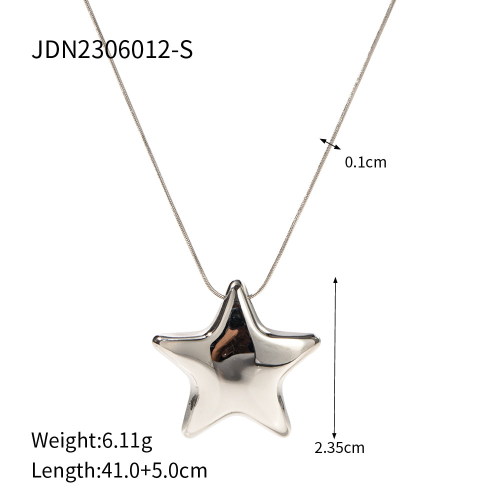 Silver Star Necklace