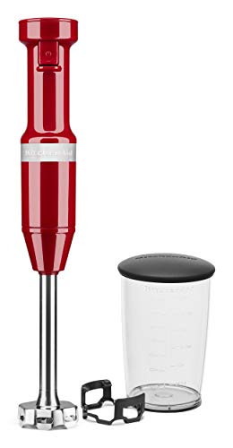 KitchenAid KHBV53ER Variable Speed Corded Hand Blender, Empire Red