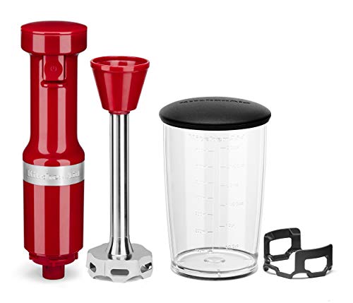 KitchenAid KHBV53ER Variable Speed Corded Hand Blender, Empire Red