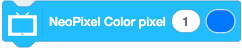 2 NeoPixel Color pixel 1