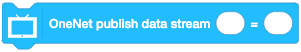 3.4 OneNet publish data stream =