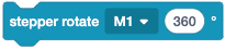 8 stepper rotate m1 360