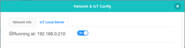 Future board MQTT connects to the local server of the computer 2