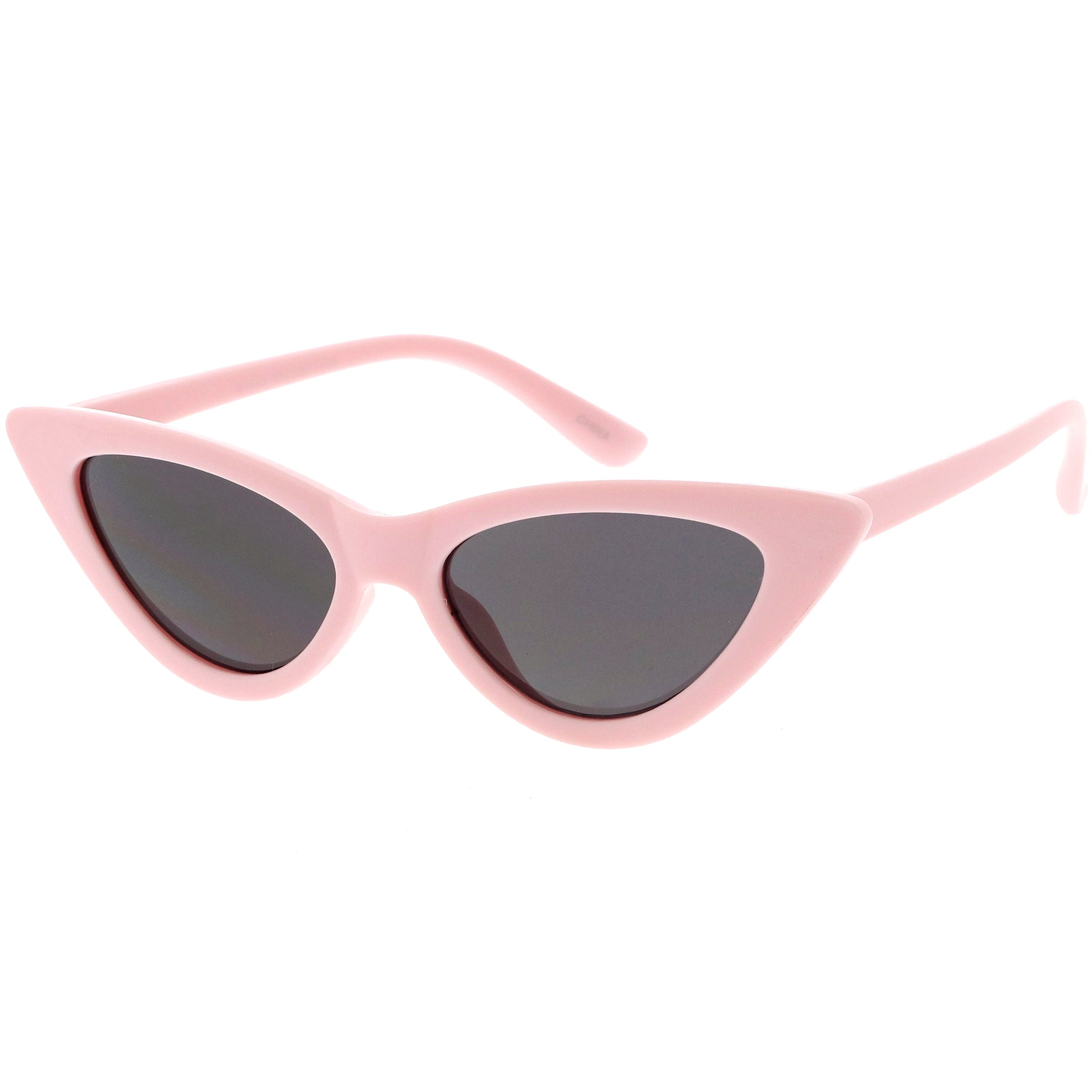 Kids Retro High Pointed Fabolous Cat Eye Sunglasses D139