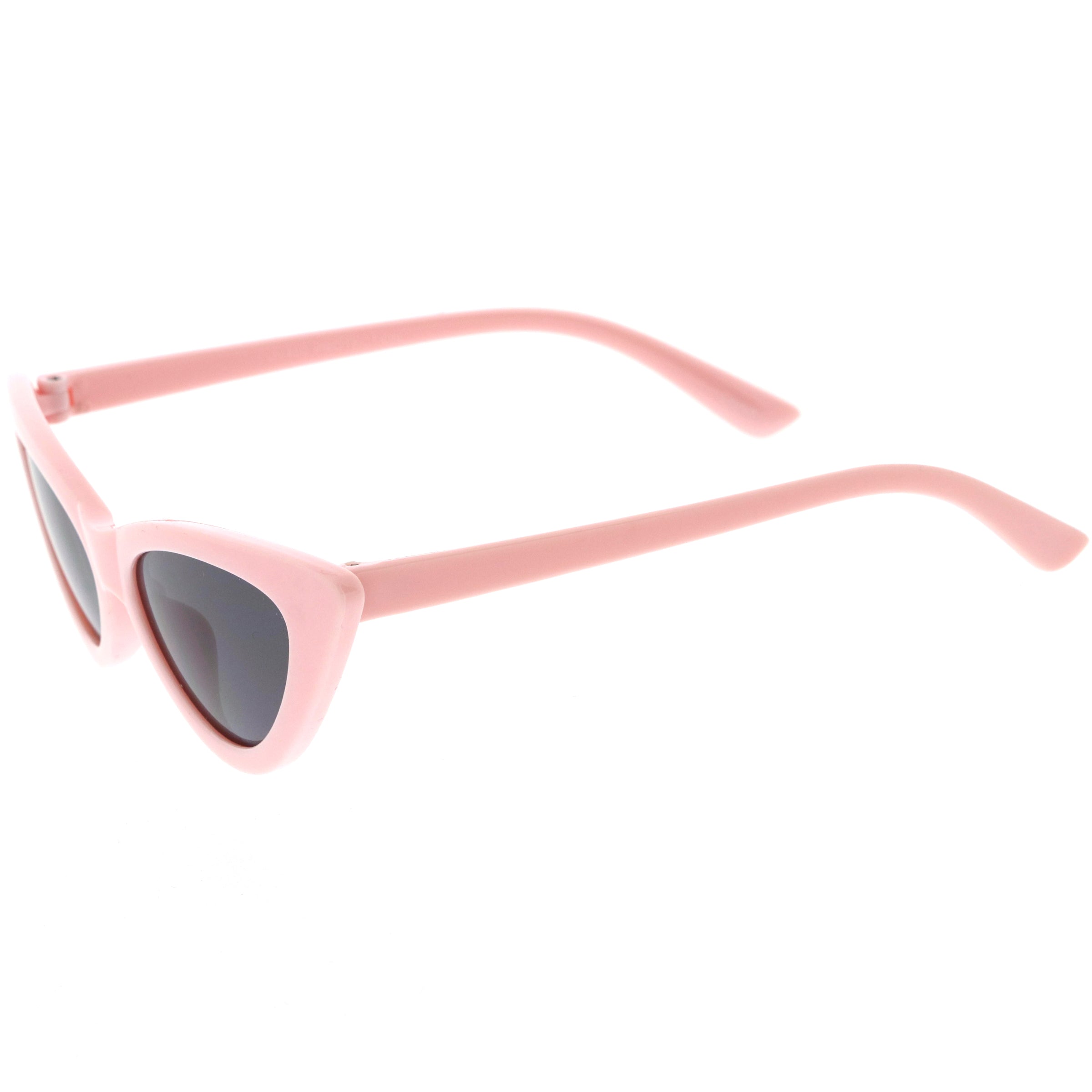 Kids Retro High Pointed Fabolous Cat Eye Sunglasses D139