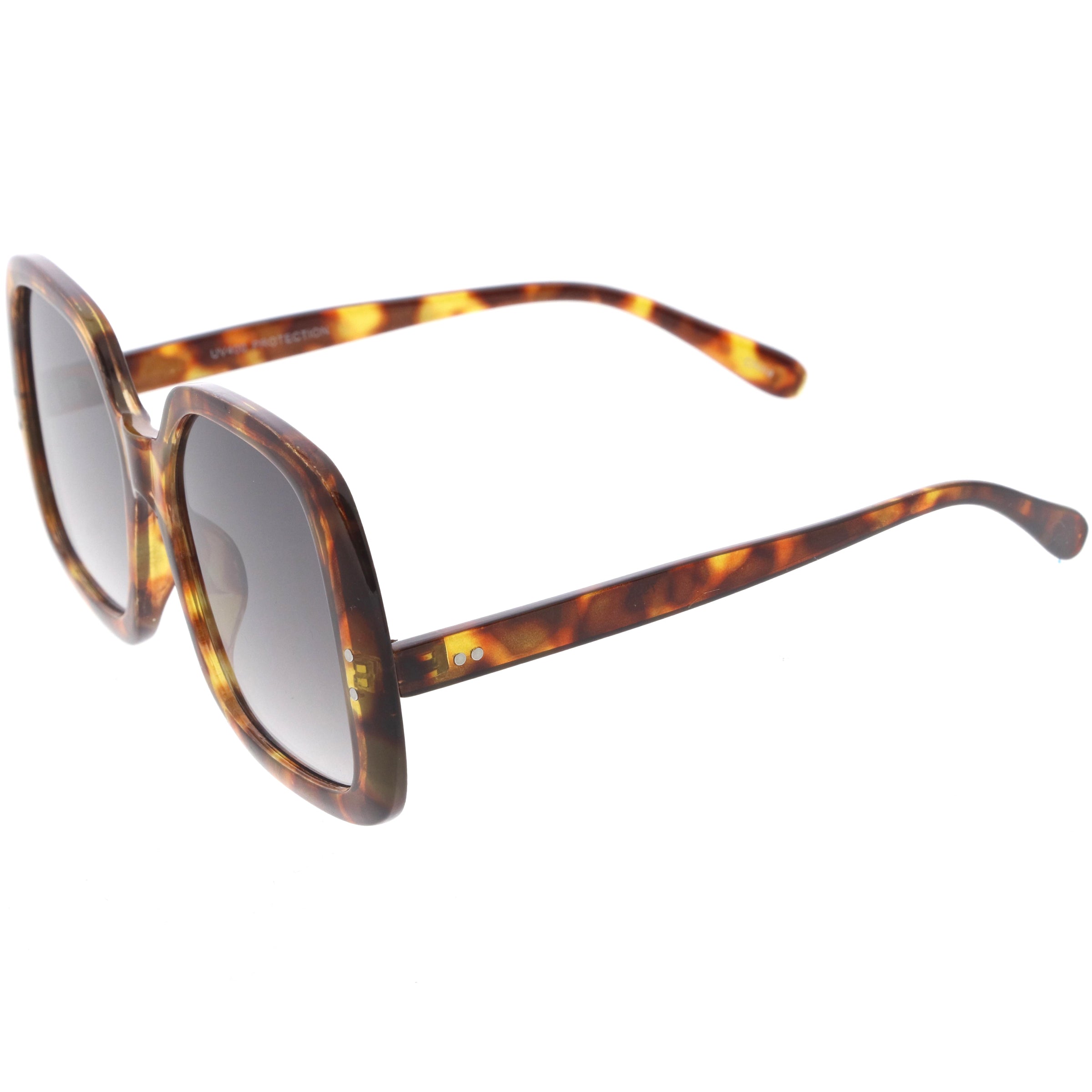 Glam Retro Fabulous Fashion Oversized Square Sunglasses D205