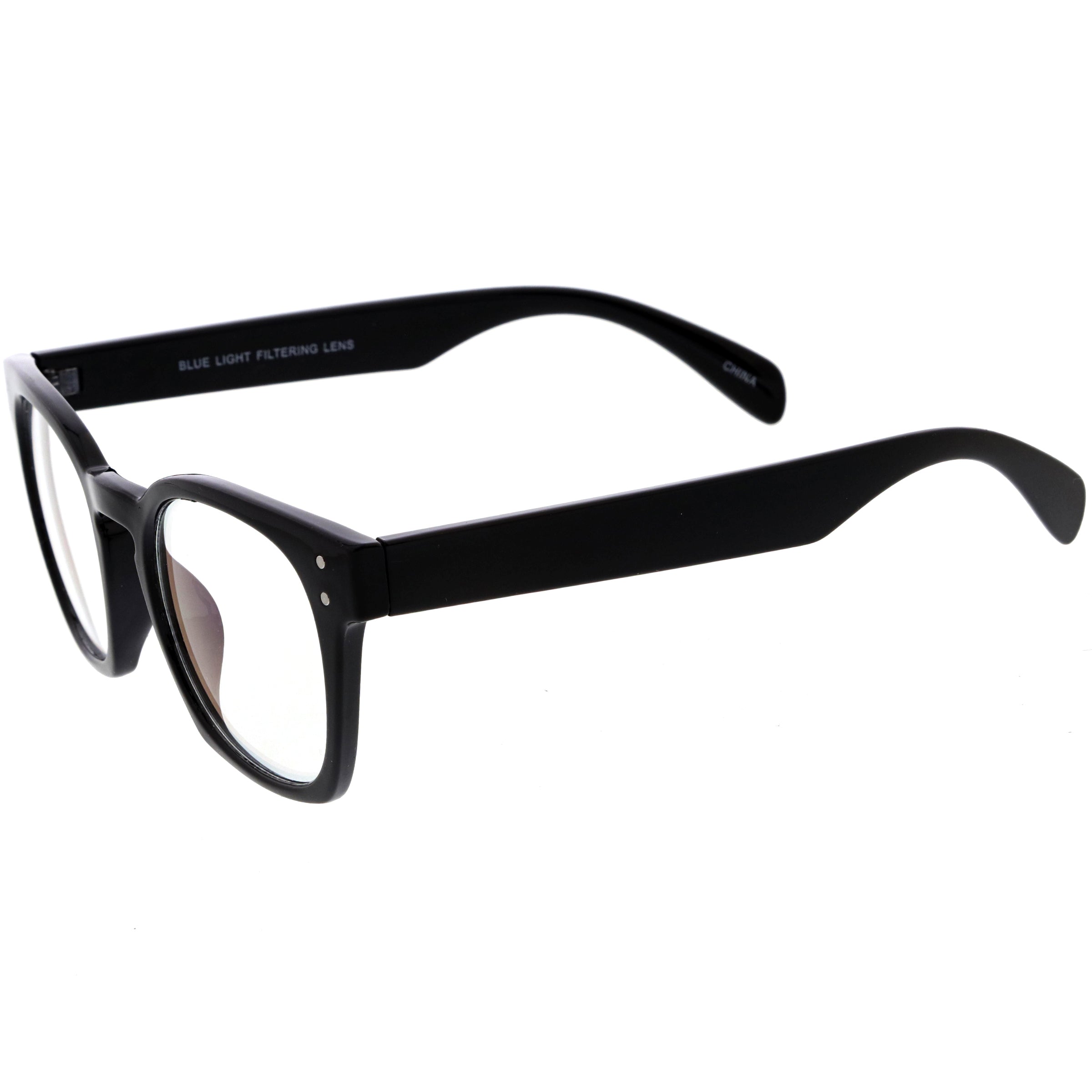 Blue Light Filtering Horn Rimmed Square Computer Glasses D234