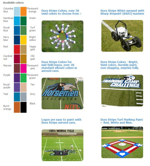 One Case Aerosol Chalk Field Marking Paint