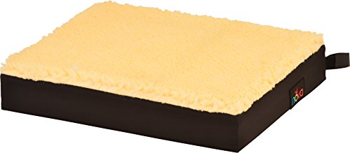 NOVA Sheep Skin Top - Coccyx Gel & Memory Foam Seat & Wheelchair Cushion, Thick Fleece Everyday Seat Cushion with Removable Cover, 3