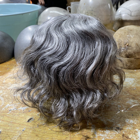 grey toupee for men