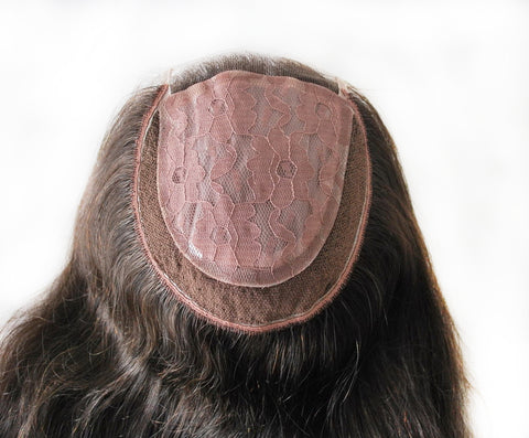 silk base hair toppers for women