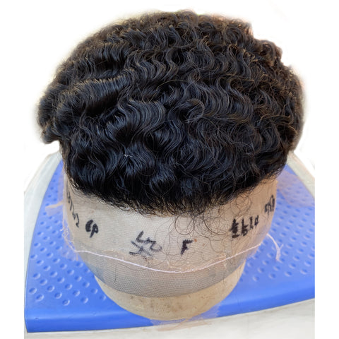 men curly wig