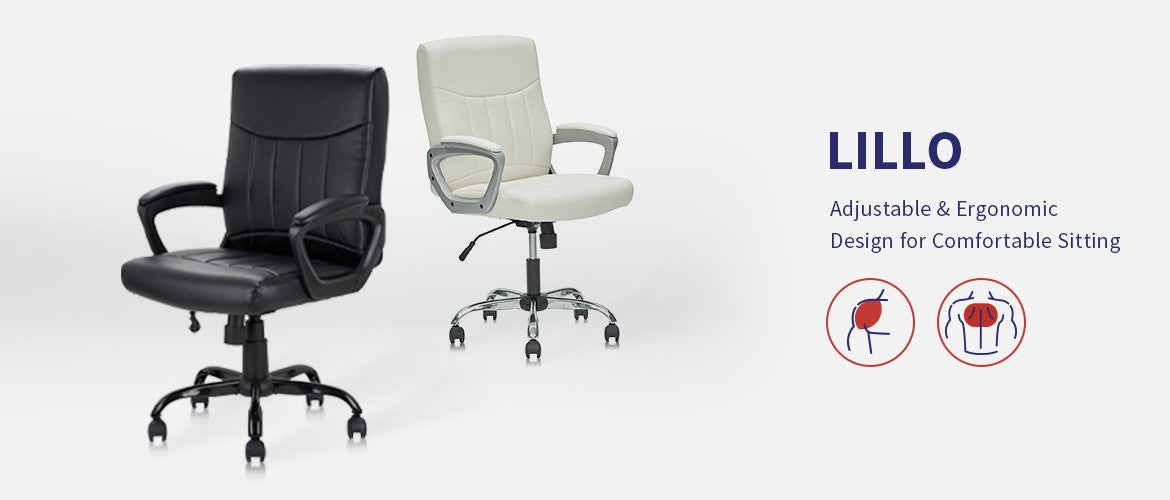 Clatina Lillo Leather Ergonomic Office Executive Chair Overview