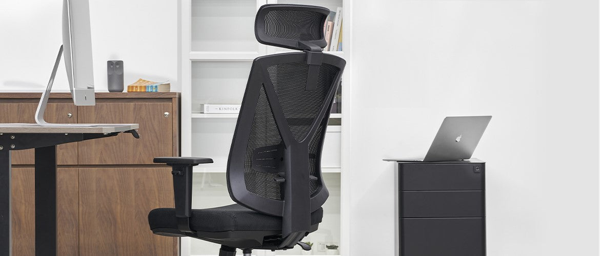 CLATINA Ergonomic Mesh Office Chair High Back Computer Desk Chair with –  FURNGO