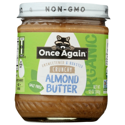 Once Again, Organic Crunchy Almond Butter, 12 Oz