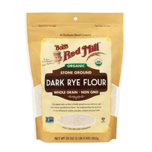 Bobs Red Mill, Organic Dark Rye Flour, 20 Oz