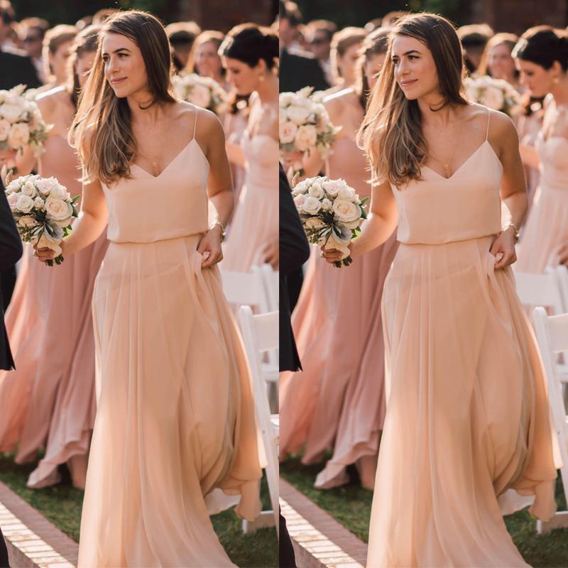 Summer Chiffon Bridesmaid Dress