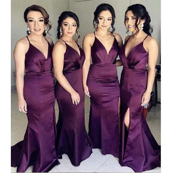 Purple Bridesmaid Dress Canada
