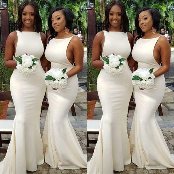 white bridesmaid dress UK