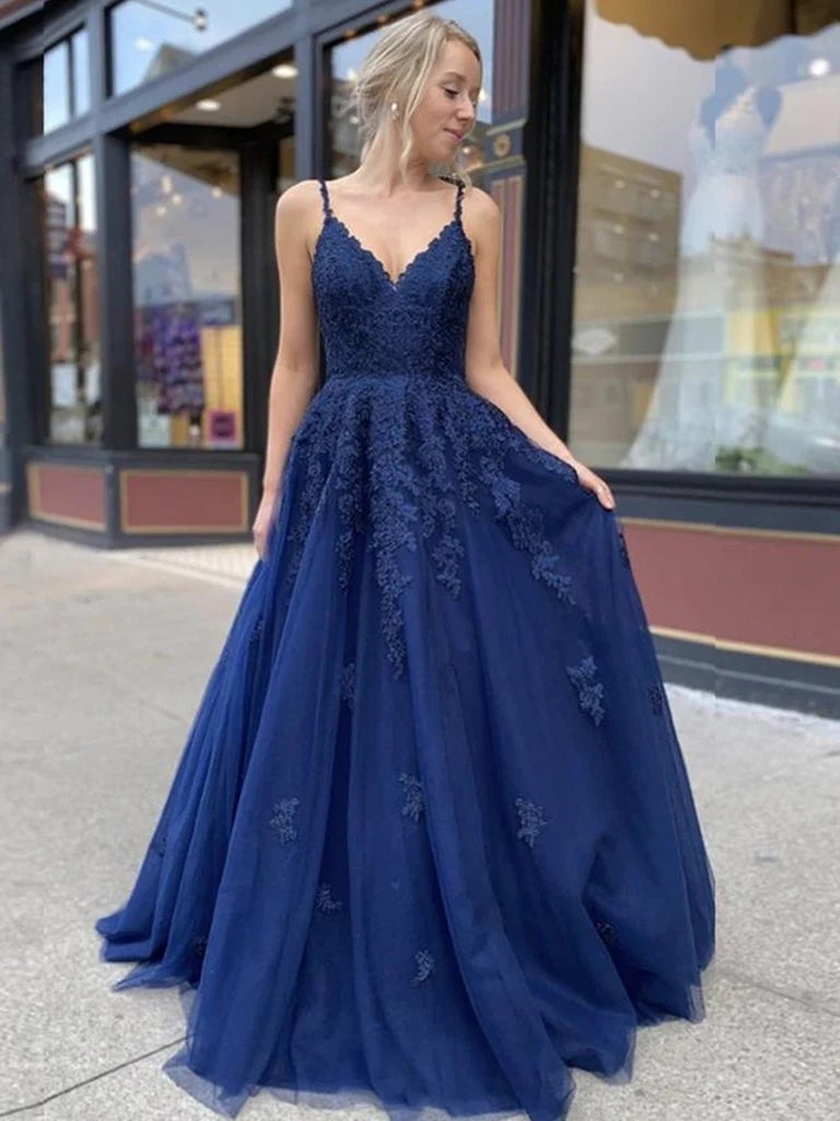 Navy Blue Prom Dresses 2023