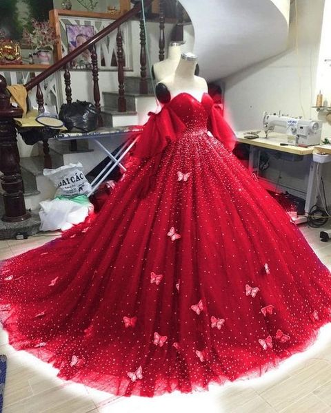 plus Size Red Quinceanera Dresses 2023