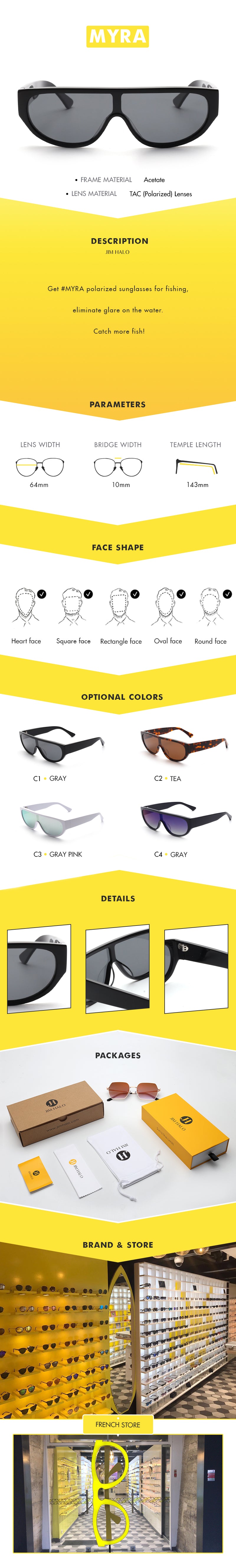 Get #MYRA polarized sunglasses for fishing, eliminate glare on the water. Catch more fish!
