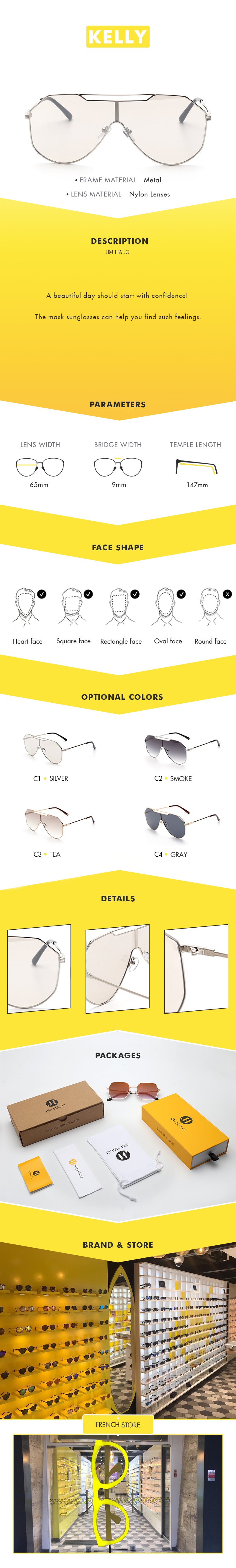 A beautiful day should start with confidence! The mask sunglasses can help you find such feelings.